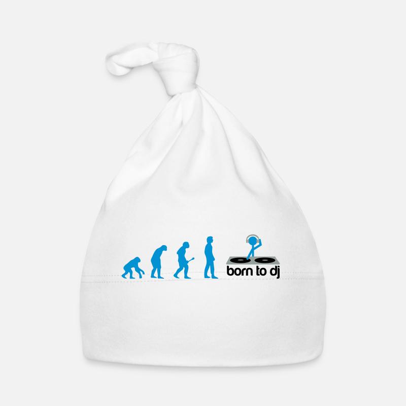DJ Evolution - Born to DJ - Baby Bio-Mütze - Weiß