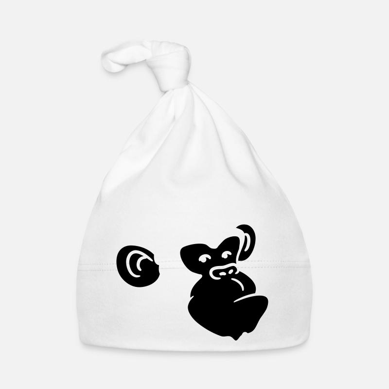 Conception de tête de singe cool Bonnet bio Bébé
