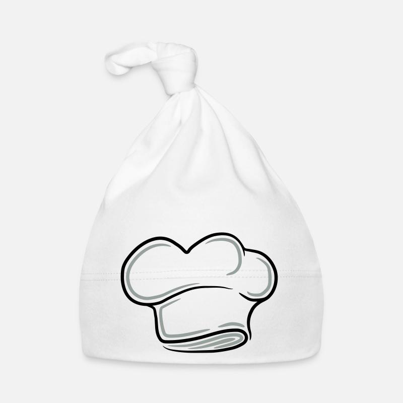 Chef Chef's Hat Tattoo Design Organic Baby Cap