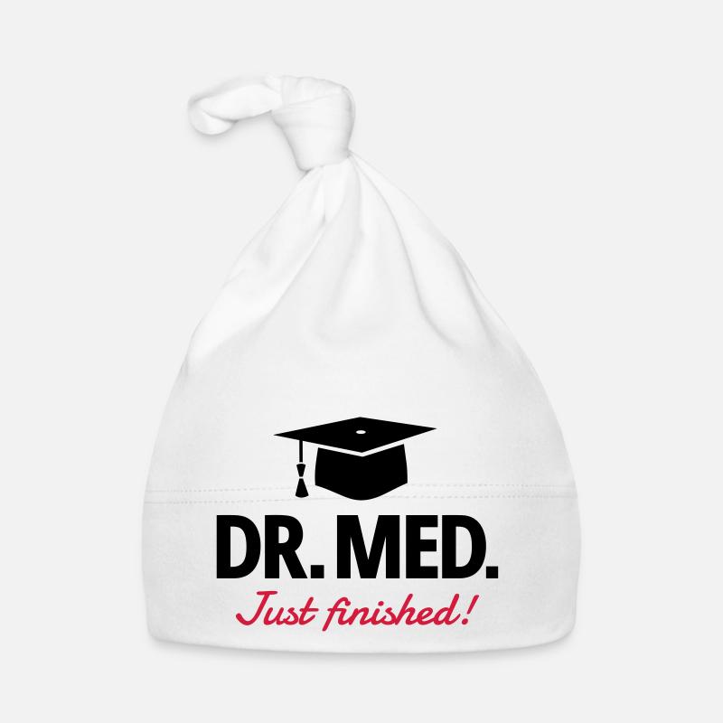 Dr. med. - Doktorhut Baby Bio-Mütze