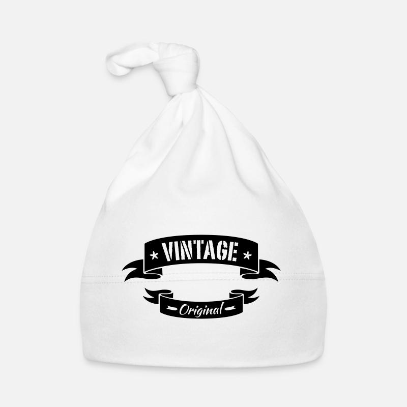 vintage Baby Bio-Mütze
