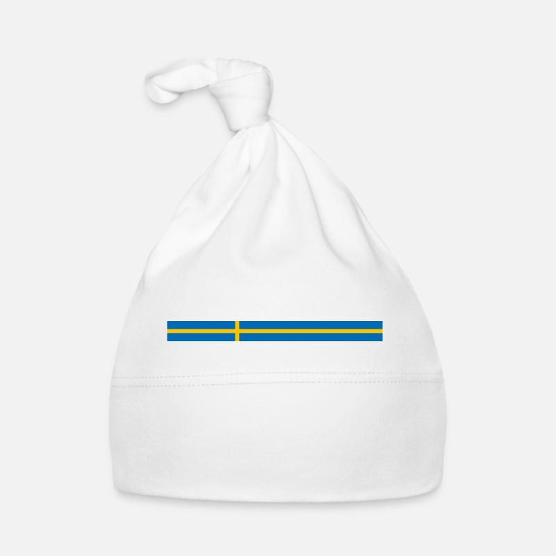 Sweden style stripes Organic Baby Cap
