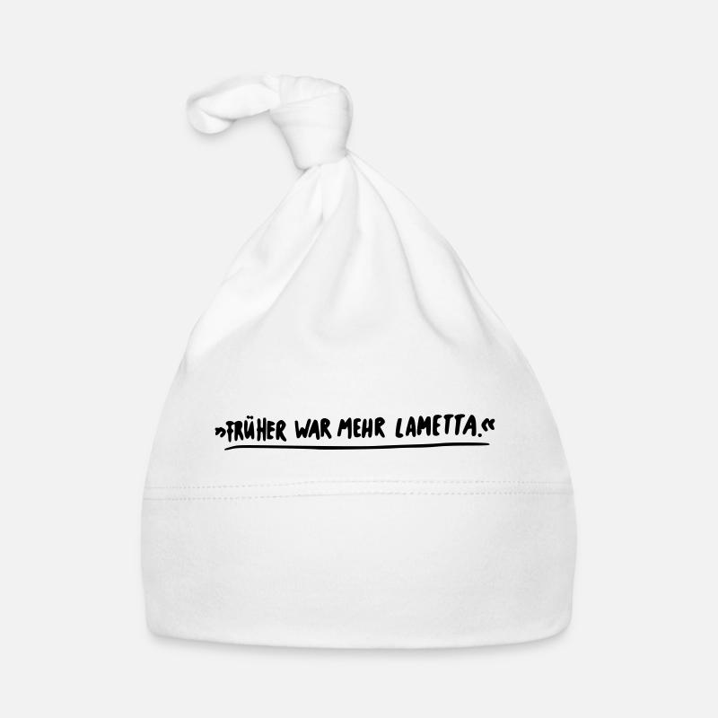 Früher war mehr Lametta! Baby Bio-Mütze