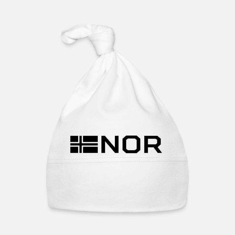 Norwegian flag Organic Baby Cap