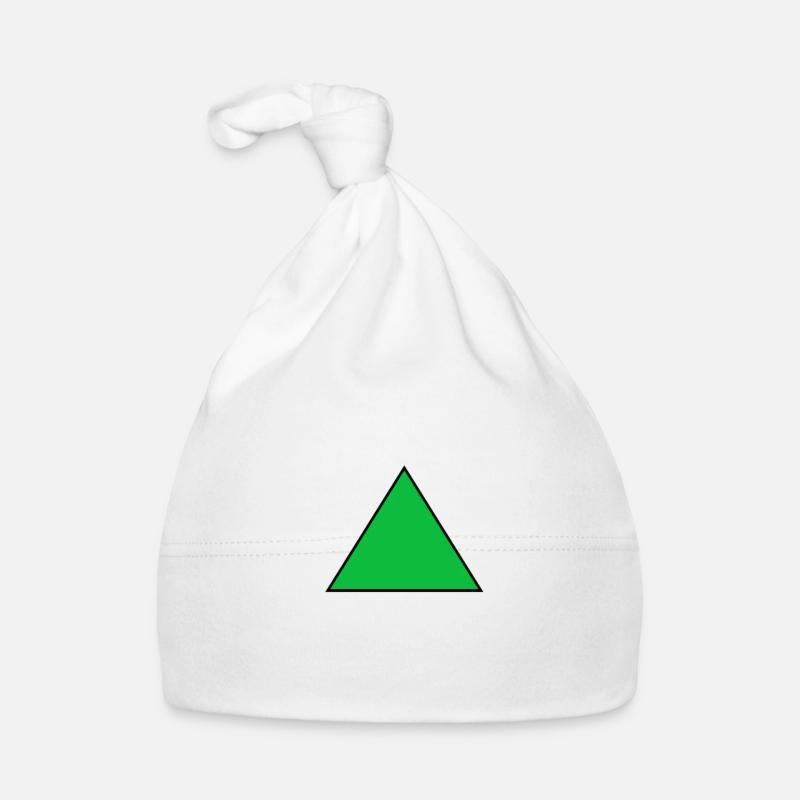 Triangle vert Bonnet bio Bébé