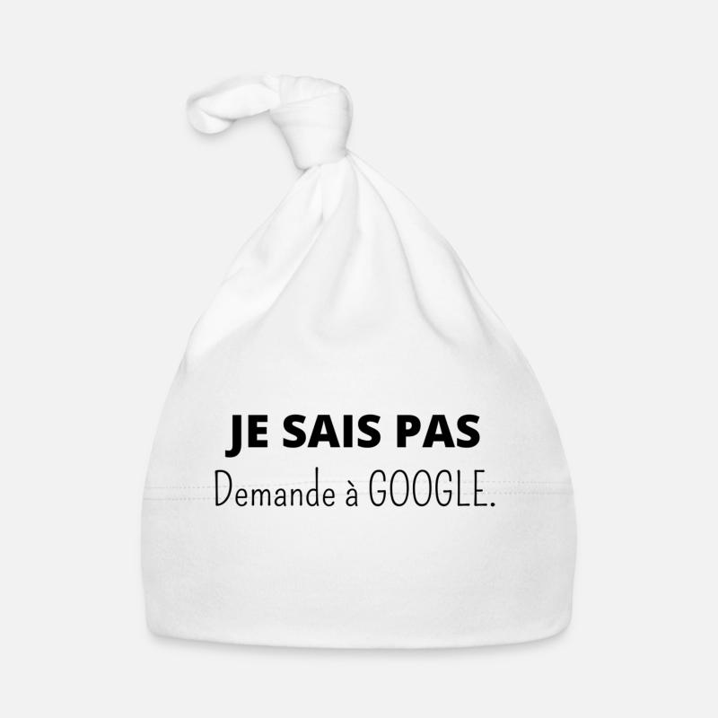 Je sais pas demande à Google Bonnet bio Bébé