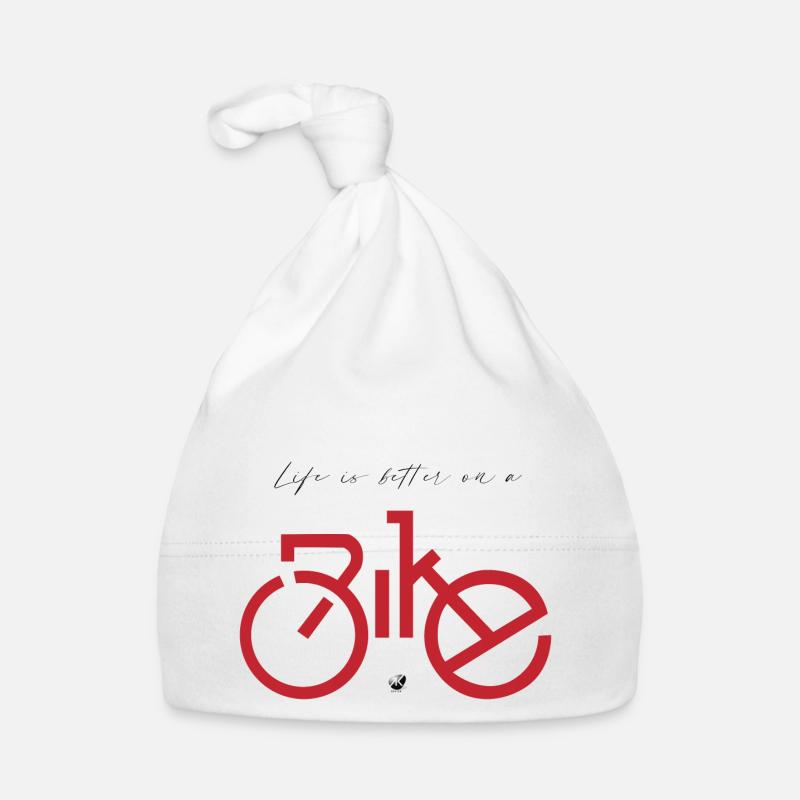 Image de vélo avec inscription Bonnet bio Bébé