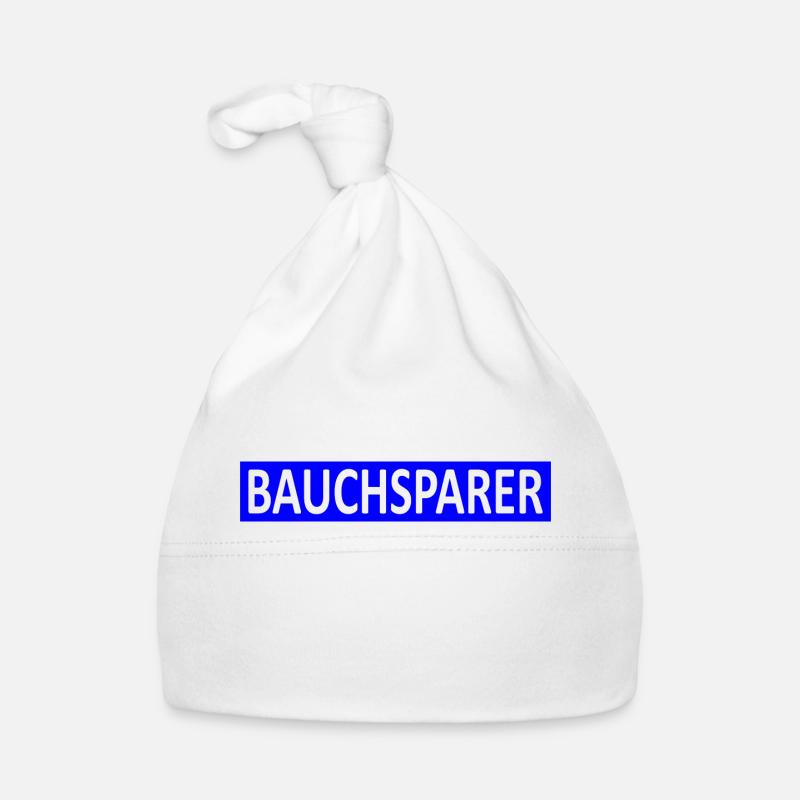 Bauchsparer-Finanzen-Übergewicht-Satire-Version 2 Baby Bio-Mütze