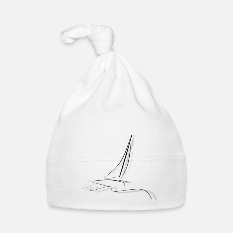 Bateau, dessin Bonnet bio Bébé