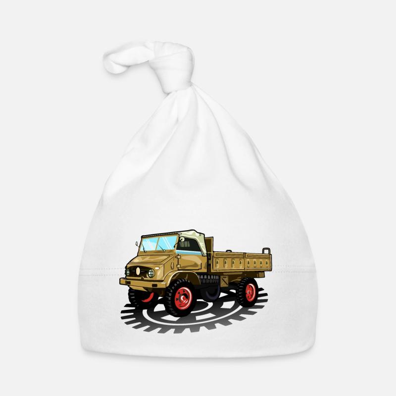 Unimog - Oldtimer - Offroad - Universal motor device Organic Baby Cap