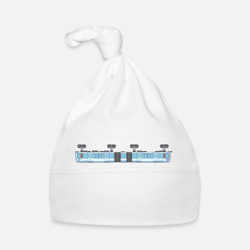 Schwebebahn lang Baby Bio-Mütze