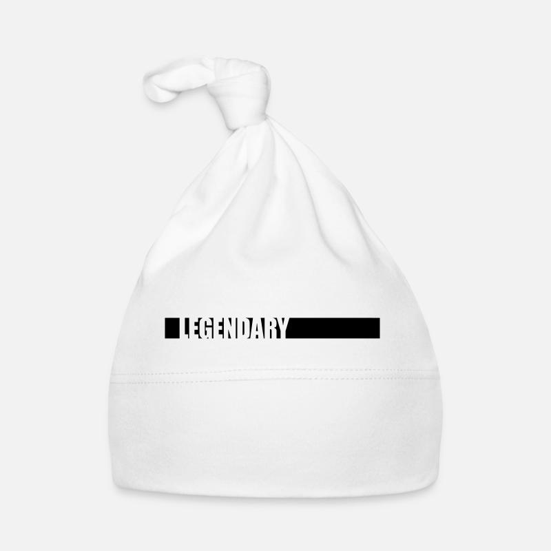 Texte Logo Légendaire Bonnet bio Bébé