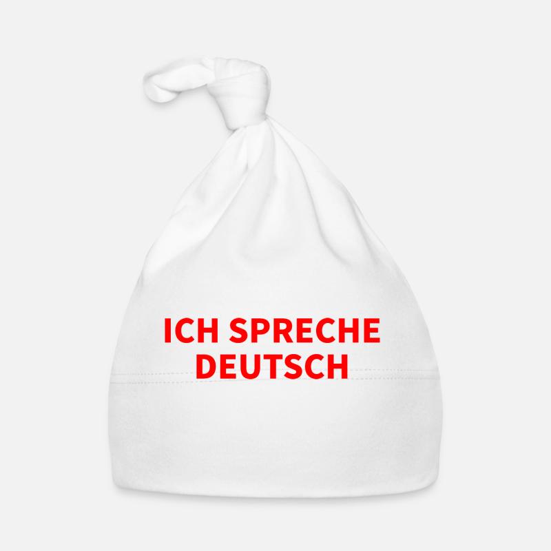 I SPEAK GERMAN - LANGUAGE GERMANY Organic Baby Cap