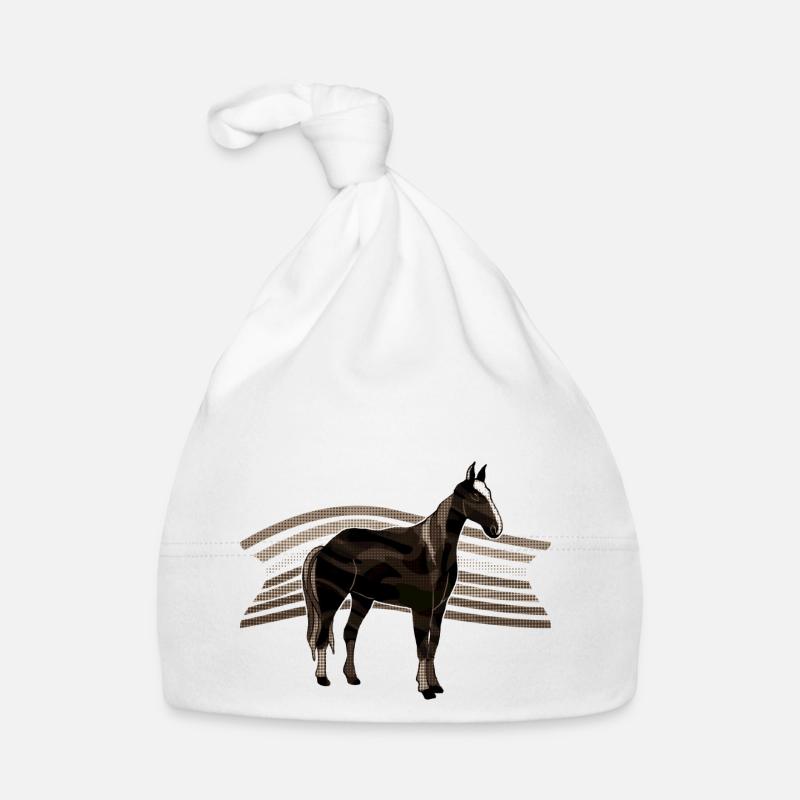 Pferd Baby Bio-Mütze