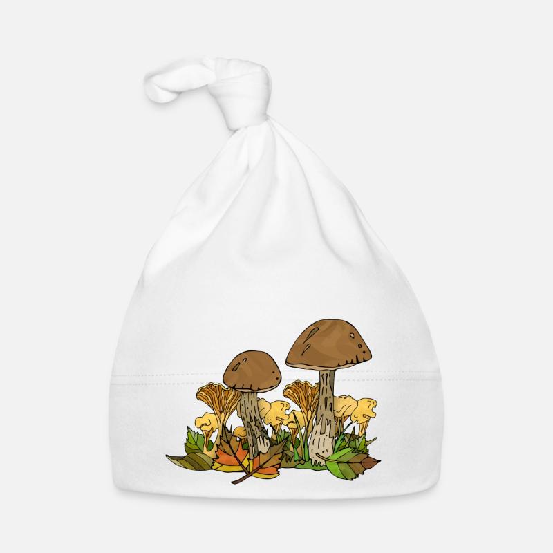 Pilze Baby Bio-Mütze