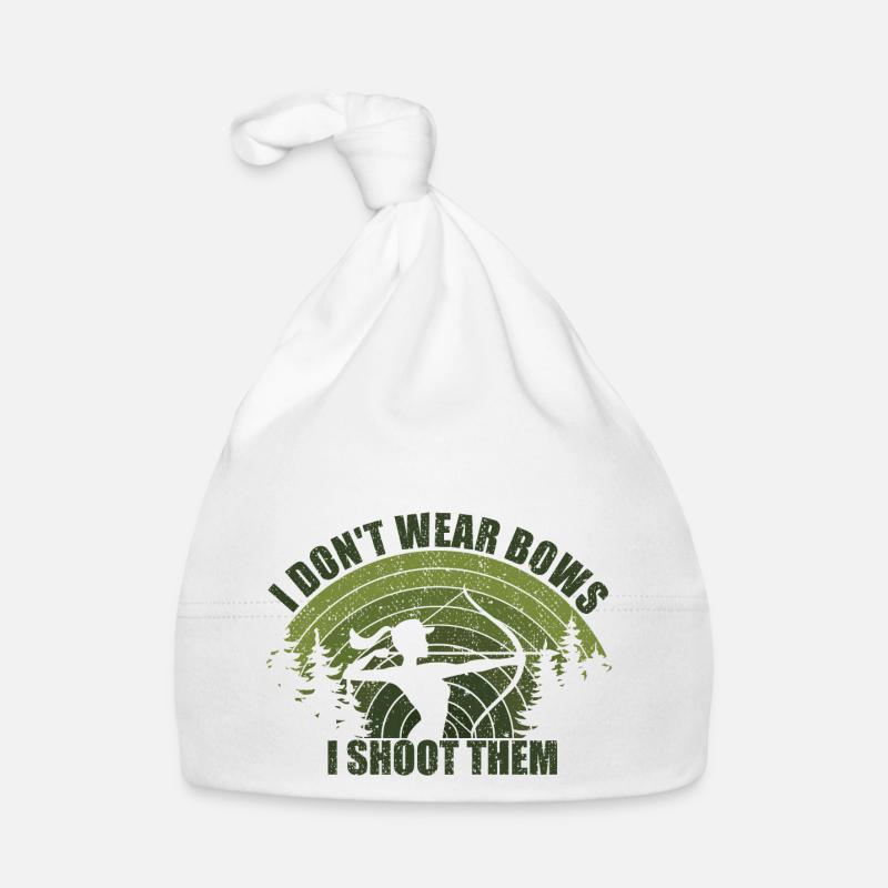 Bogenschießen Bogenjagd Bogenjägerin Mädchen Baby Bio-Mütze