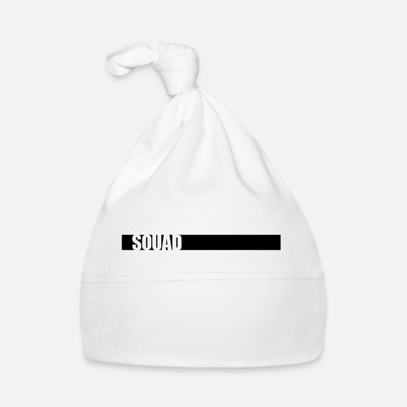 Équipe de chef d’escouade strip Bonnet bio Bébé