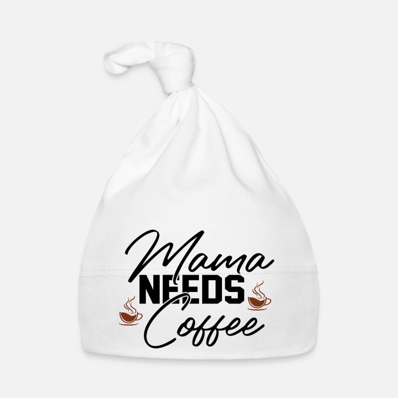 Mama Needs Coffee Baby Bio-Mütze