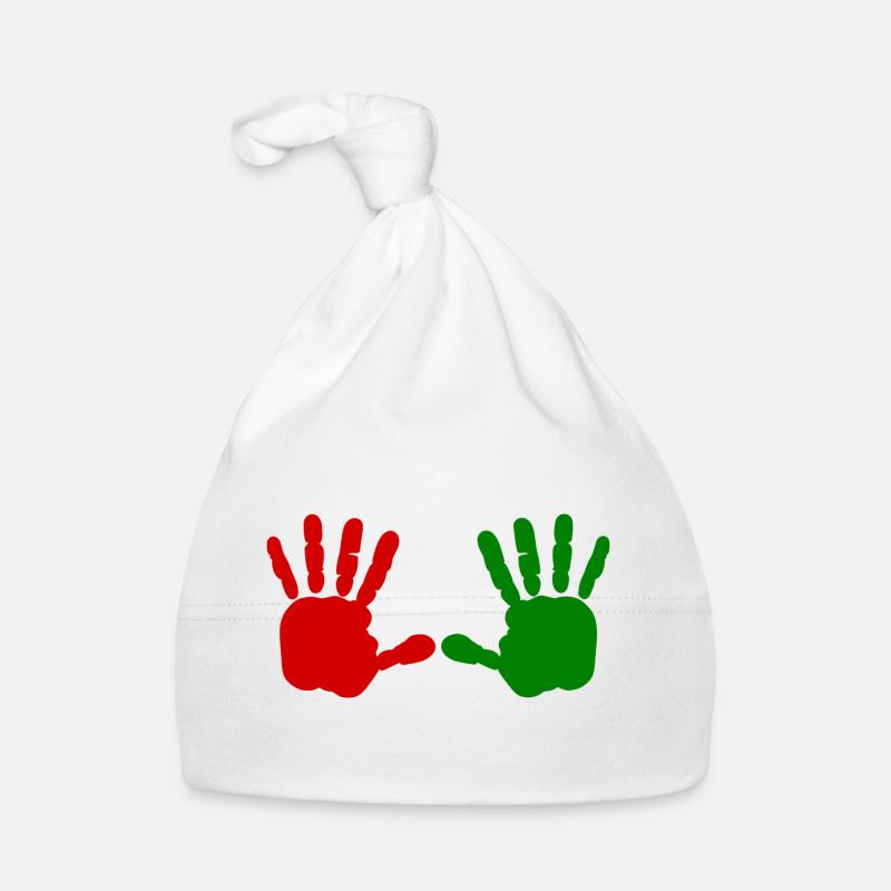 Iran - Iran - Rote hand - blut hand Baby Bio-Mütze