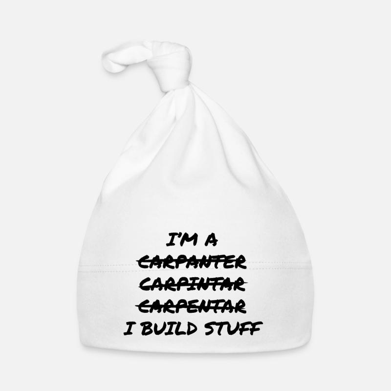 Carpenter Build Stuff Baby Bio-Mütze