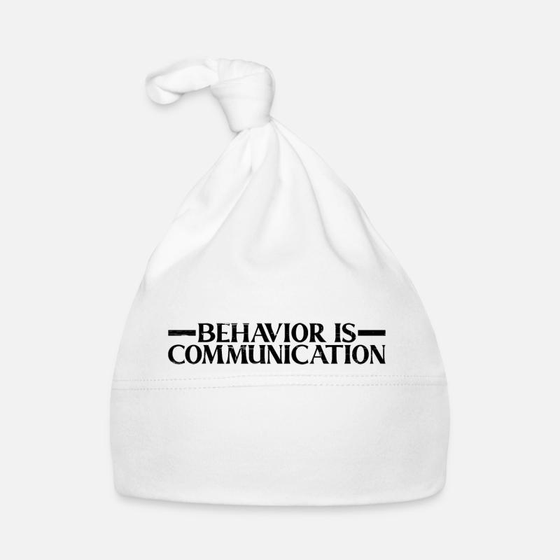 Behavior Is Communication 9 Organic Baby Cap