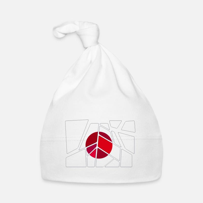 Japon - Bonnet bio Bébé - blanc