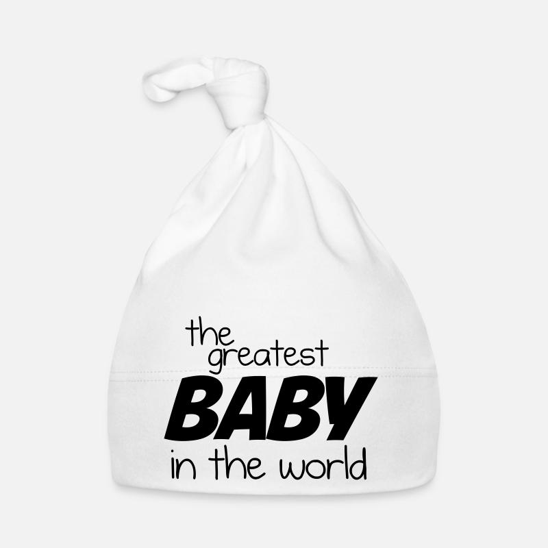 Le plus grand bébé du monde - Noir Bonnet bio Bébé