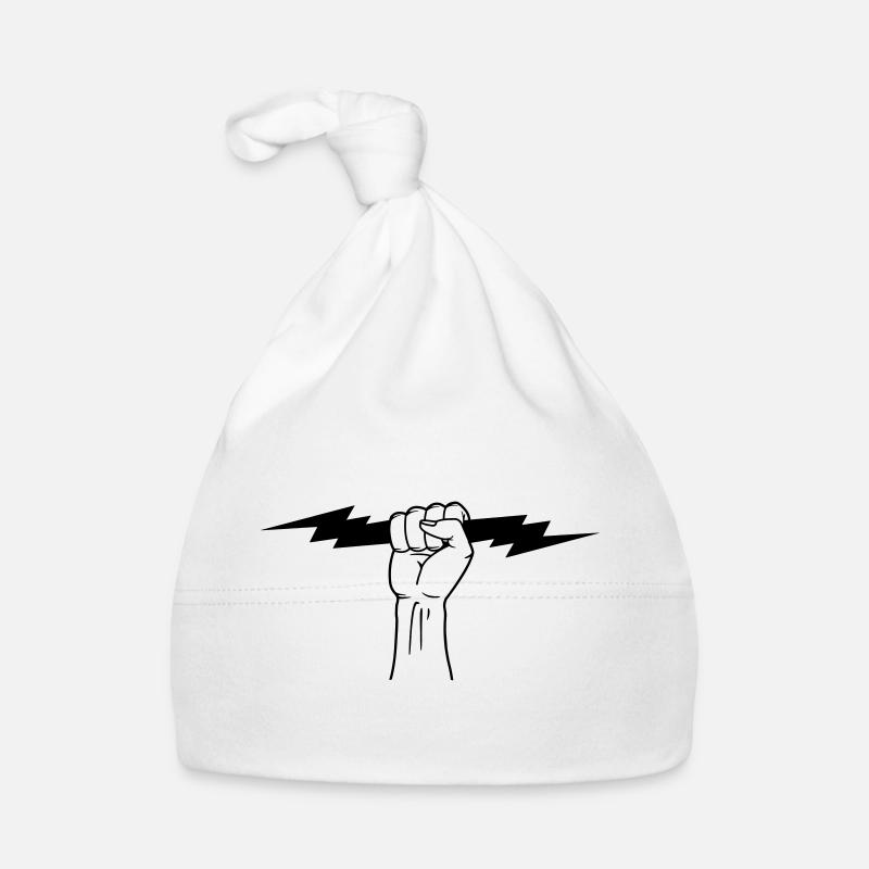 Blitz in der Faust Baby Bio-Mütze
