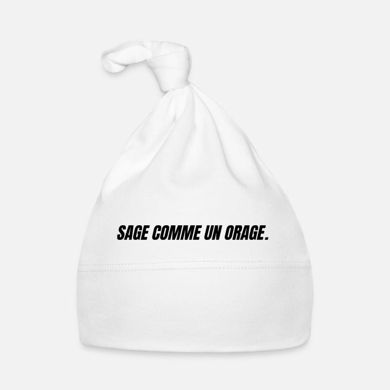 sage comme un orage Bonnet bio Bébé