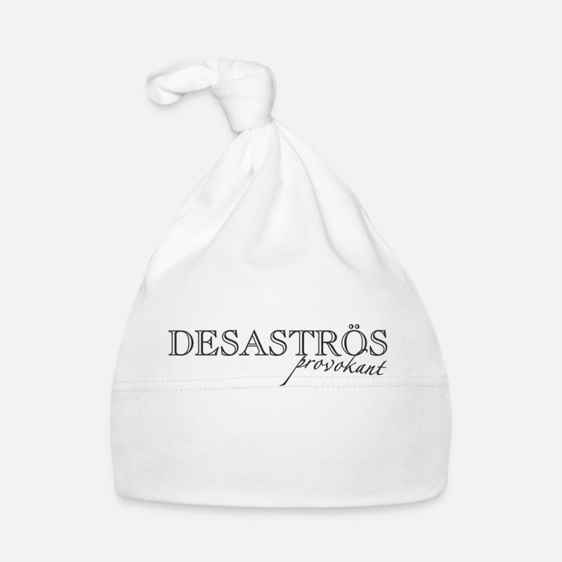 𝔻𝔼𝕊𝔸𝕊𝕋ℝÖ𝕊 𝖕𝖗𝖔𝖛𝖔𝖐𝖆𝖓𝖙 𝖇𝖑𝖆𝖈𝖐 Baby Bio-Mütze