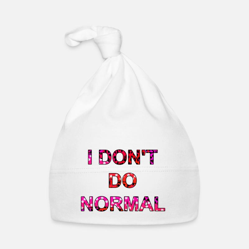 Je ne fais pas normal - je ne fais pas normal Bonnet bio Bébé