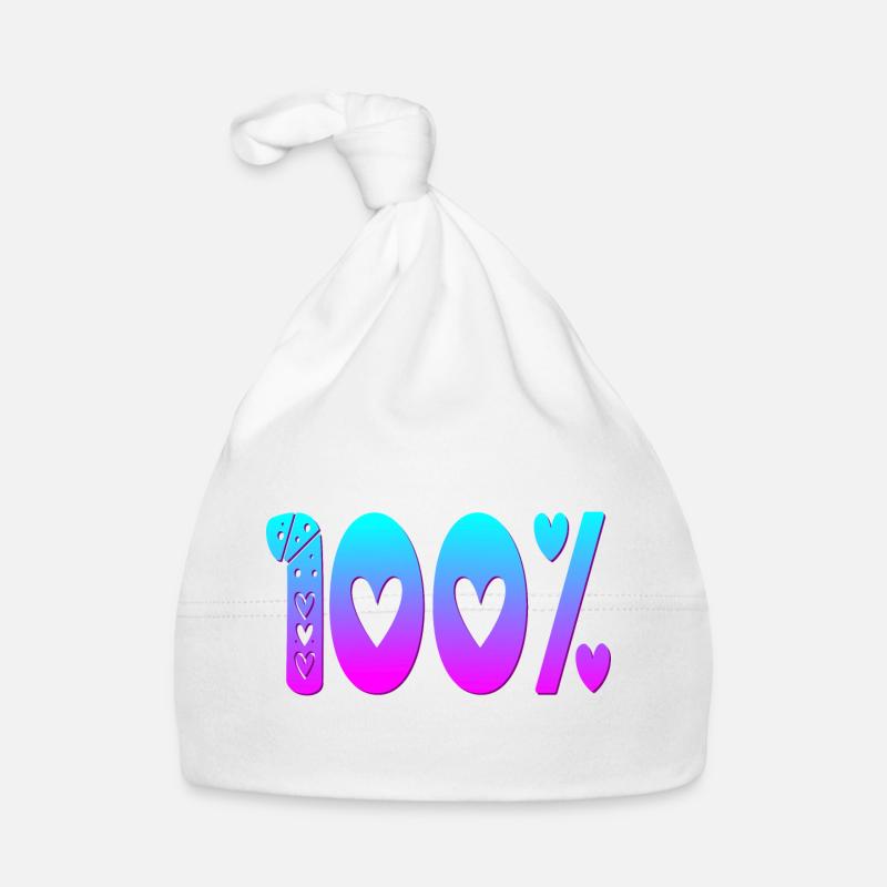 100 POUR CENT DE PERFORMANCE DE MISE AU POINT Bonnet bio Bébé