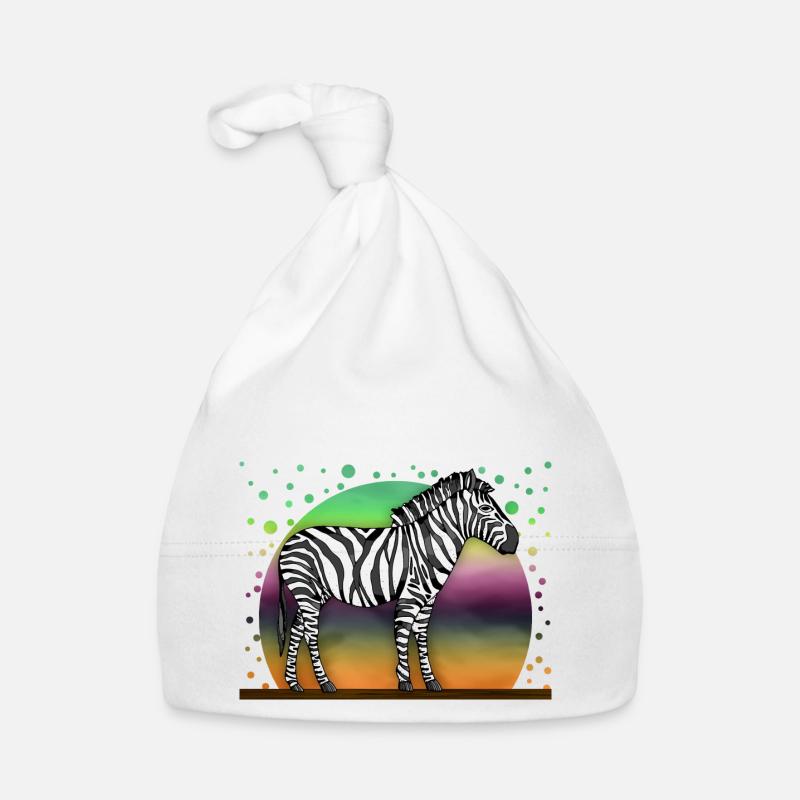 Zèbre Bonnet bio Bébé
