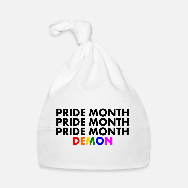 pride month demon Baby Bio-Mütze
