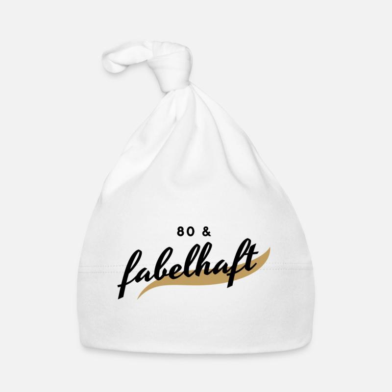 80. Geburtstag, 80 & fabelhaft Baby Bio-Mütze
