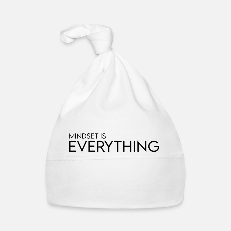 Mindset is Everything Bonnet bio Bébé