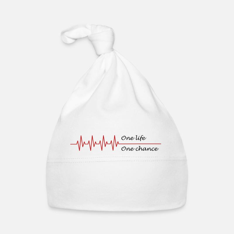 One life one chance cadeau devise Bonnet bio Bébé