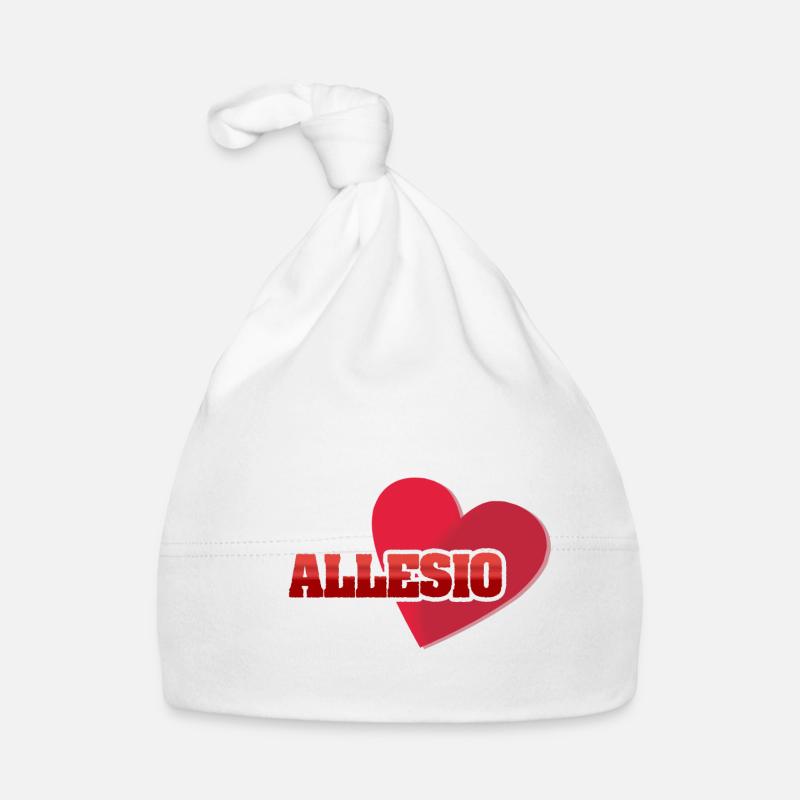 First name Allesio Organic Baby Cap