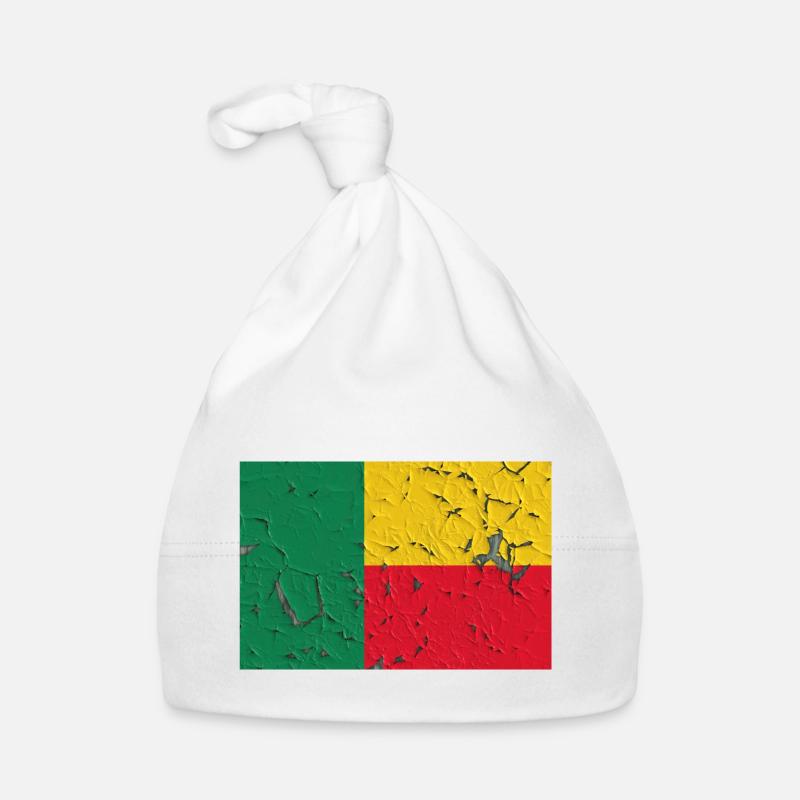Cadeau pour le Bénin - Bonnet bio Bébé - blanc