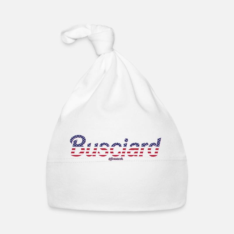 Busciard - Bonnet bio Bébé - blanc