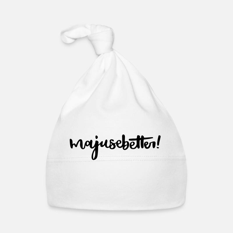 Majusebetter Trier Spruch Moselfränkisch oh maju Baby Bio-Mütze