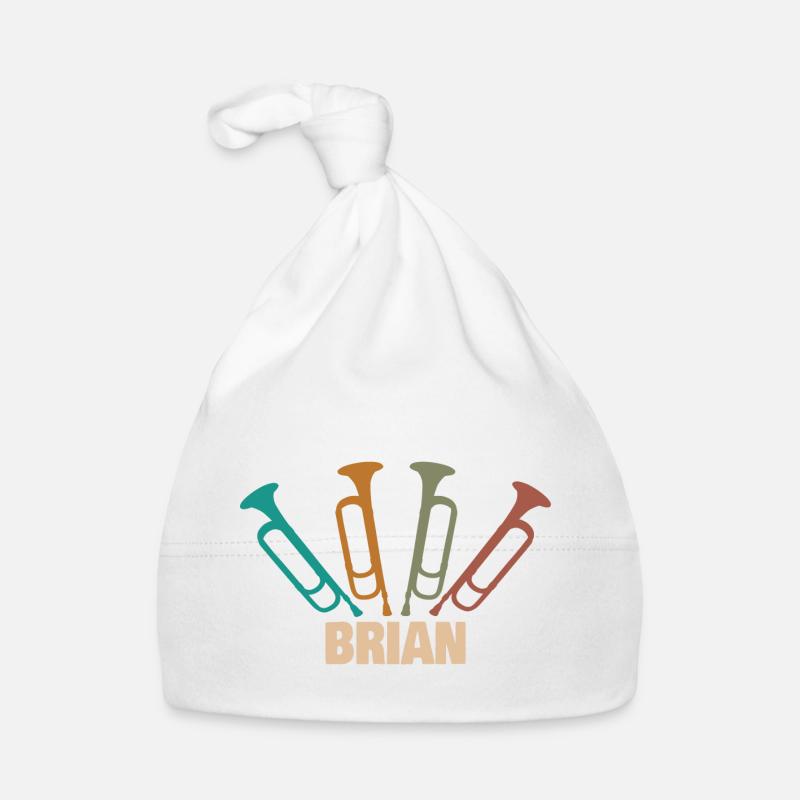 First name Brian Organic Baby Cap