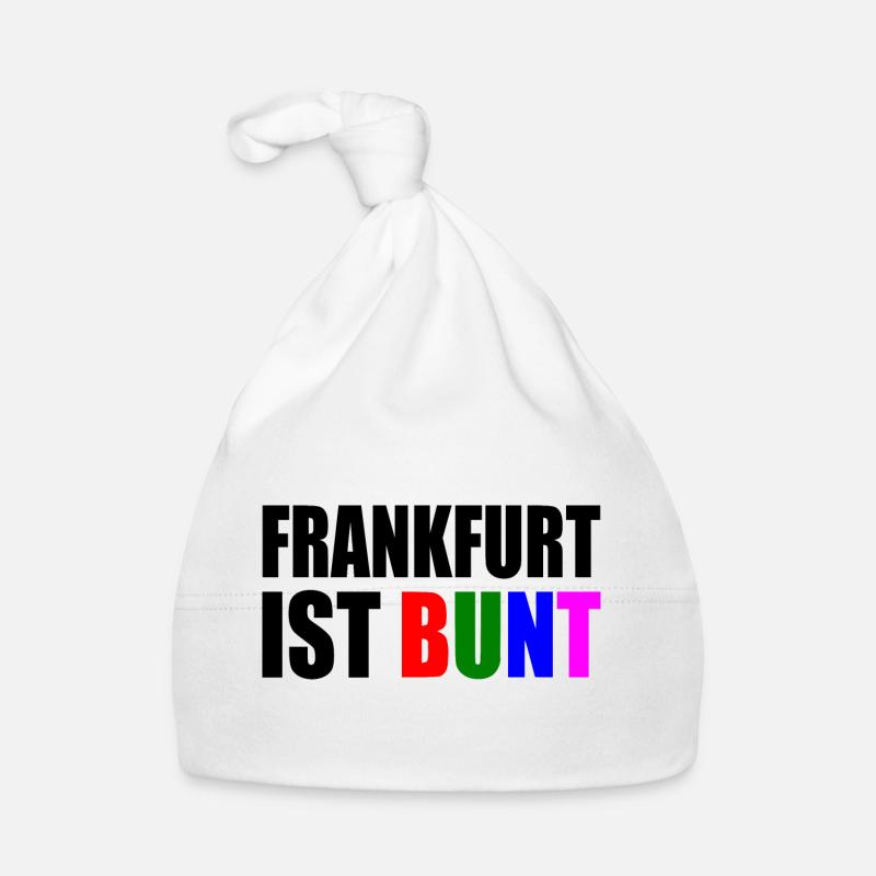 Frankfurt ist bunt Baby Bio-Mütze