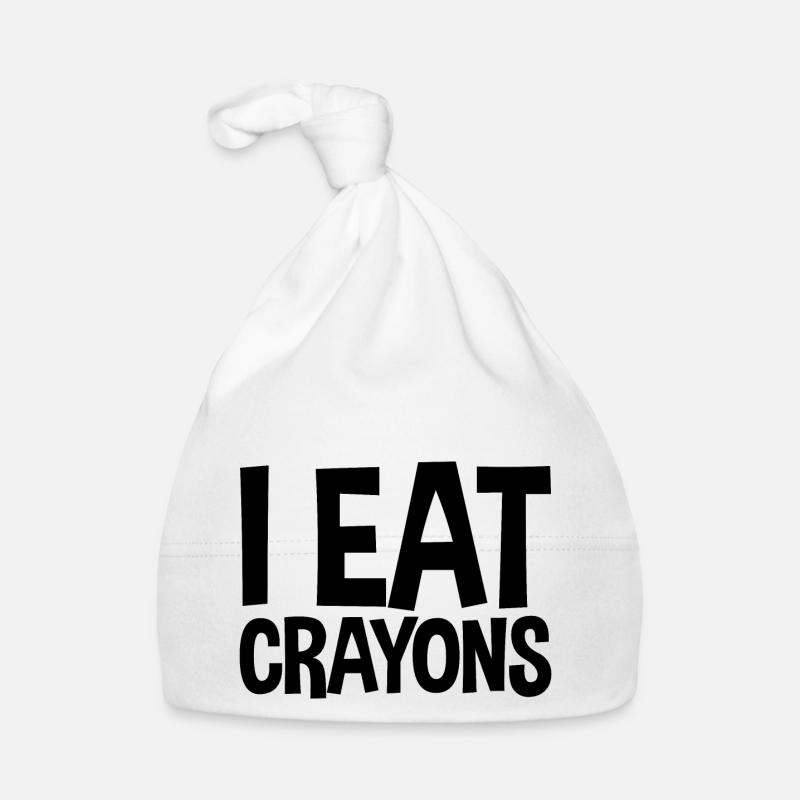 Je mange des crayons de couleur Bonnet bio Bébé