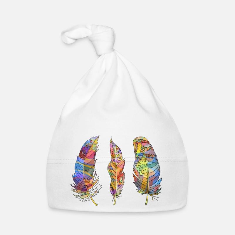Feder Baby Bio-Mütze
