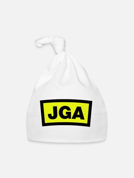 Bachelor Party - Emblem - Organic Baby Cap - white - Front