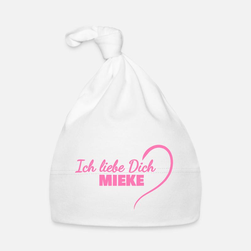 Mieke als LiebeDich Baby Bio-Mütze