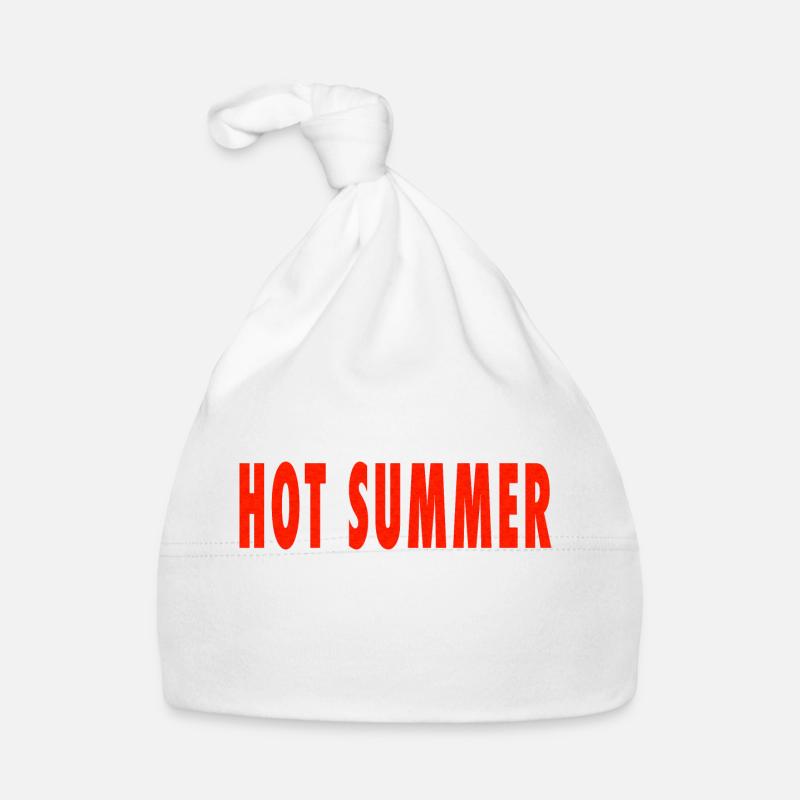 Varm sommer Babyhue af økologisk bomuld