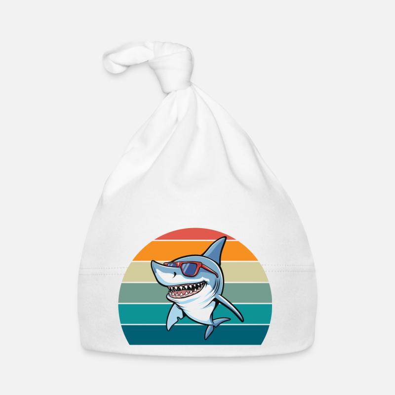 Requin rétro Bonnet bio Bébé