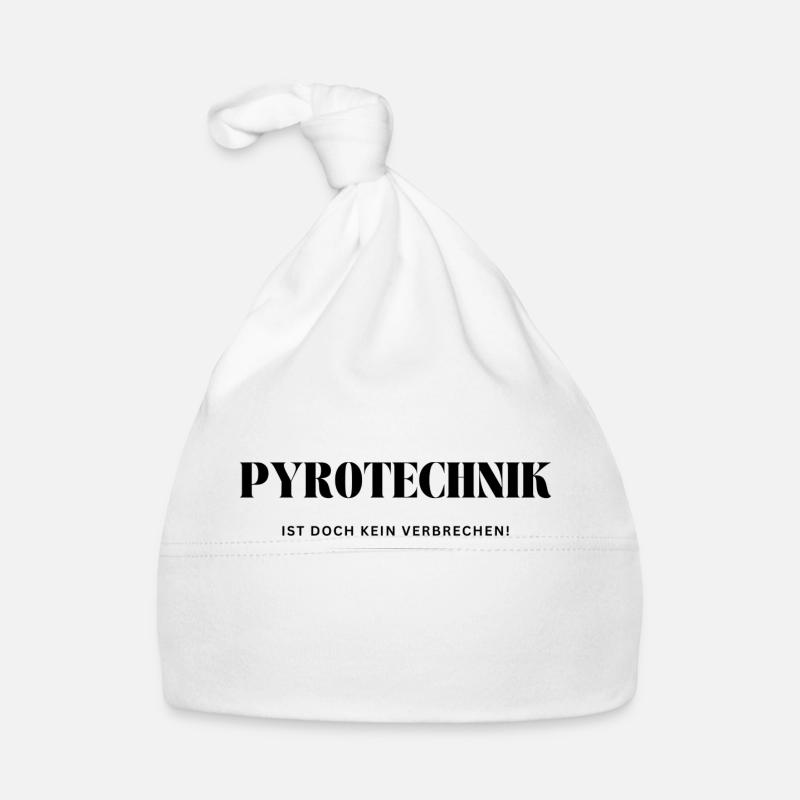 Pyrotechnics! It's not a crime! Organic Baby Cap